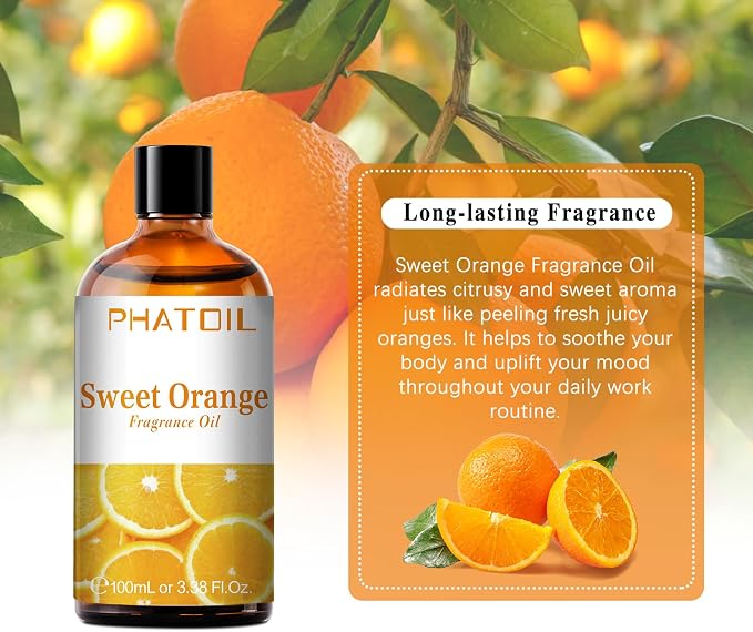 PHATOIL 100ML Sweet Orange Fragrance Oils - Image 5
