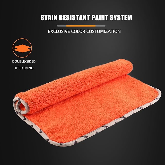 SPTA Car Microfiber Towels, Upgraded 1200gsm Ultra-Thick Cars Drying Towel - Image 5