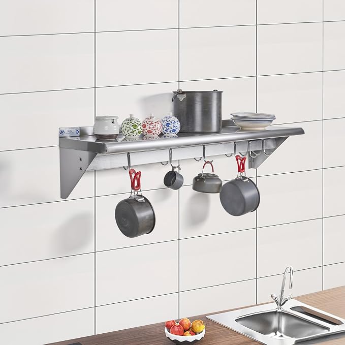 Hally Stainless Steel Shelf - Image 7