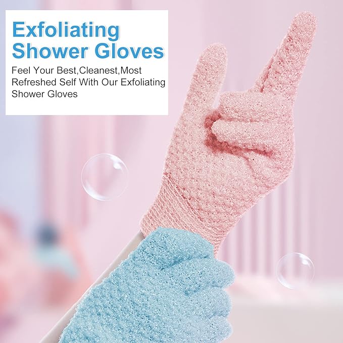 Yiclick Exfoliating Gloves, Body Scrub Exfoliator - Image 7