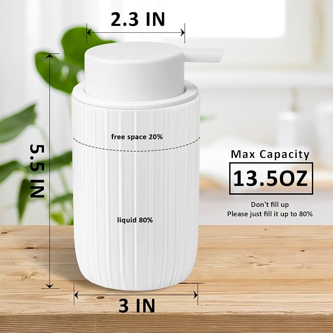 Soap Liquid Dispenser Ceramic - Image 4