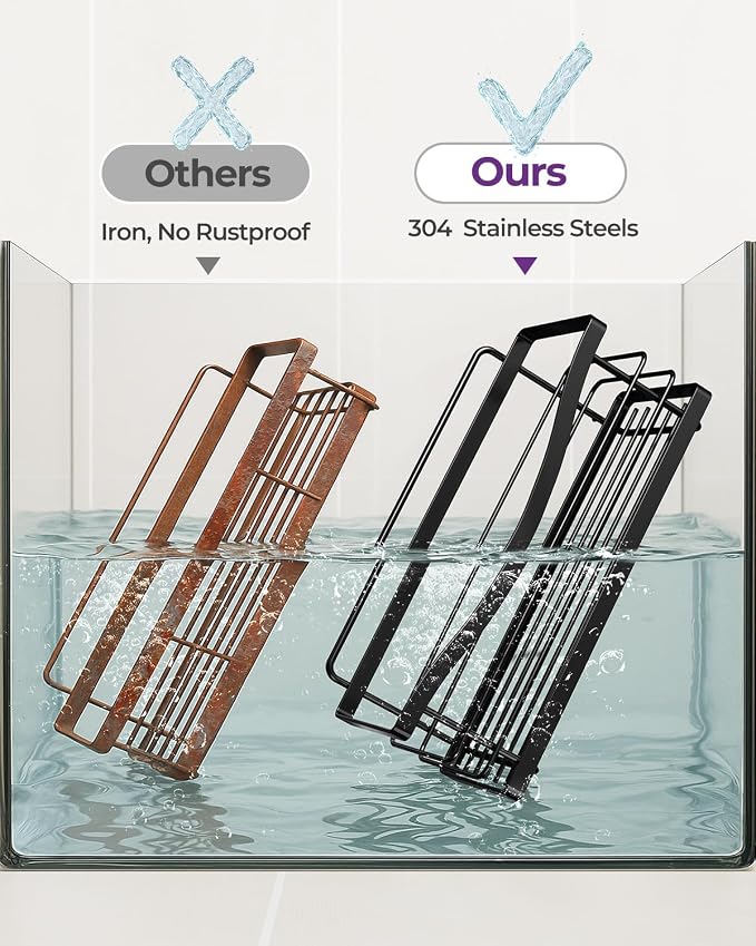 ODesign Shower Caddy 3 Pack-Shower Organizer Shelves Rack Rustproof SUS304 - Image 2
