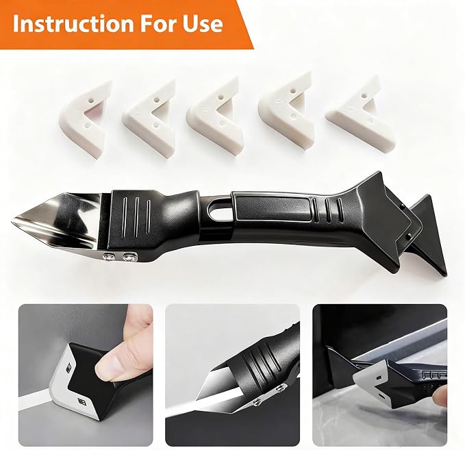Caulk Gun Kit with Caulk Remover Tool - Image 3