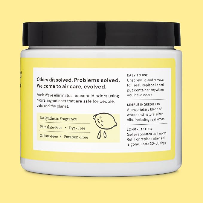 Fresh Wave Lemon Odor Removing Gel, 15 oz. | Odor Absorbers - Image 7