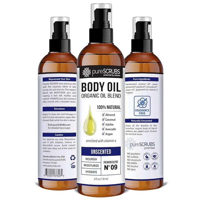 pureSCRUBS Ultra Moisturizing Unscented Body Oil Spray - Image 2