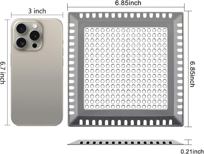 Shower Drain Hair Catcher/Drain Strainer/Shower Drain Cover - Image 2