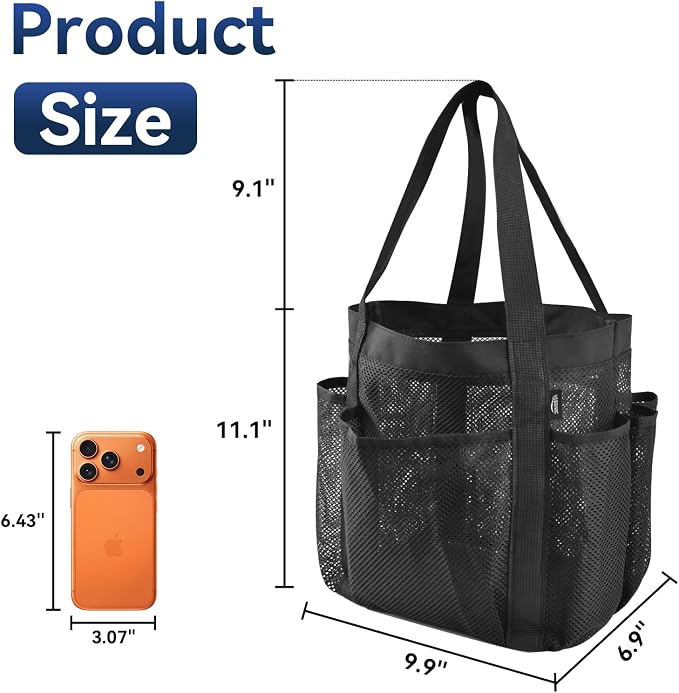 YASONIC Mesh Shower Caddy Portable - Image 3