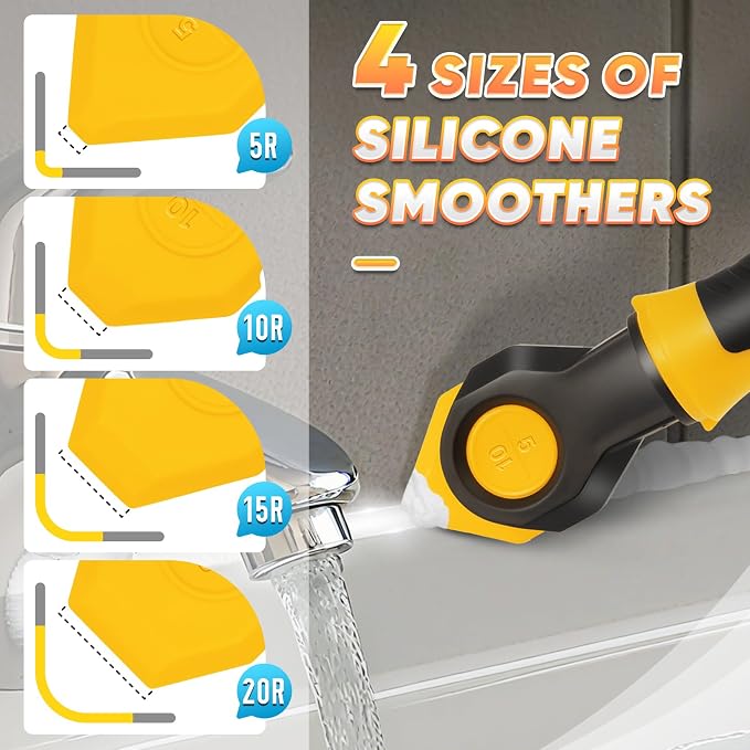 DIYSELF Caulking Tool, 4 in 1 Caulk Remover Tool - Image 4