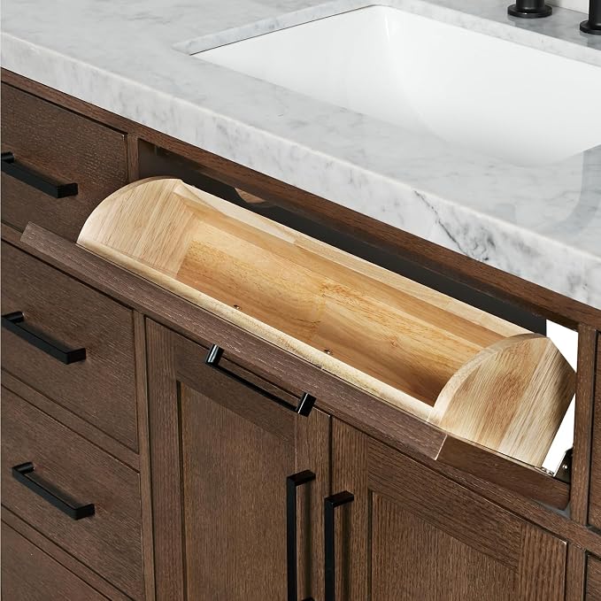 ARIEL Hepburn 61 Inch Single Rectangle Sink Bathroom Vanity - Image 14