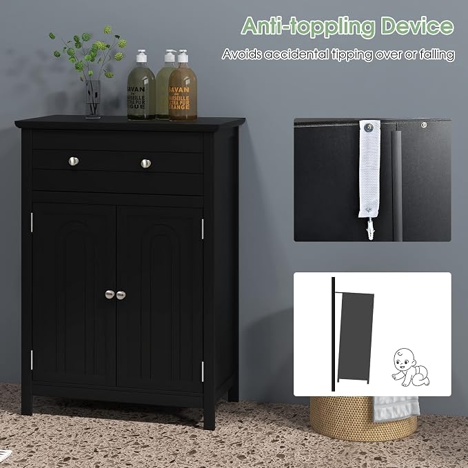 LOKO Bathroom Floor Cabinet, Kitchen Storage Cabinet - Image 8