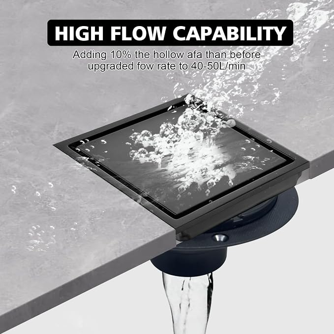 4 Inch Square Shower Drain - Image 5