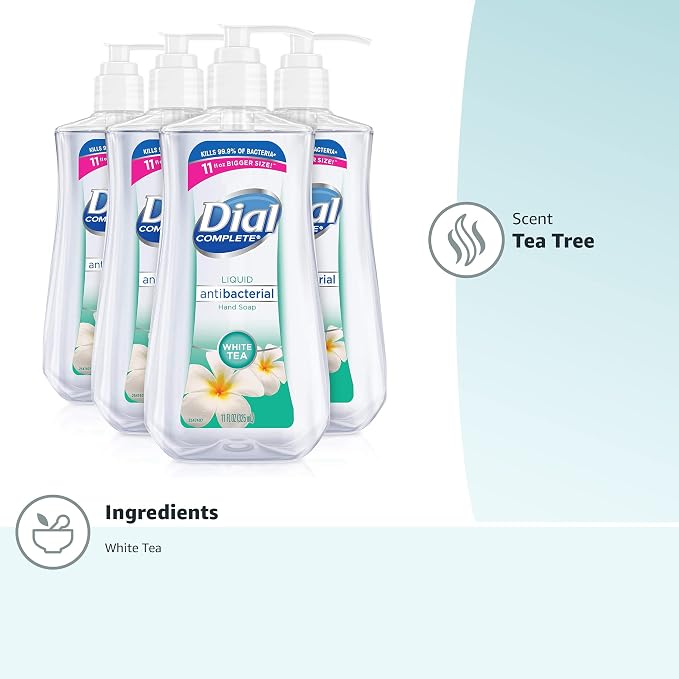 Dial Antibacterial Defense Liquid Hand Soap + Aloe, 11 Fl Oz, - Image 11