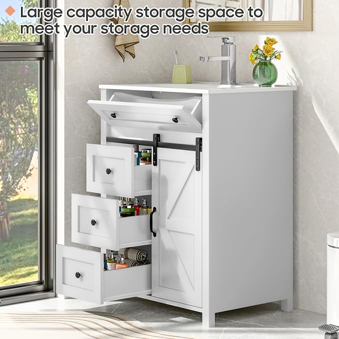 Vabches 24 Inch Bathroom Vanity - Image 4