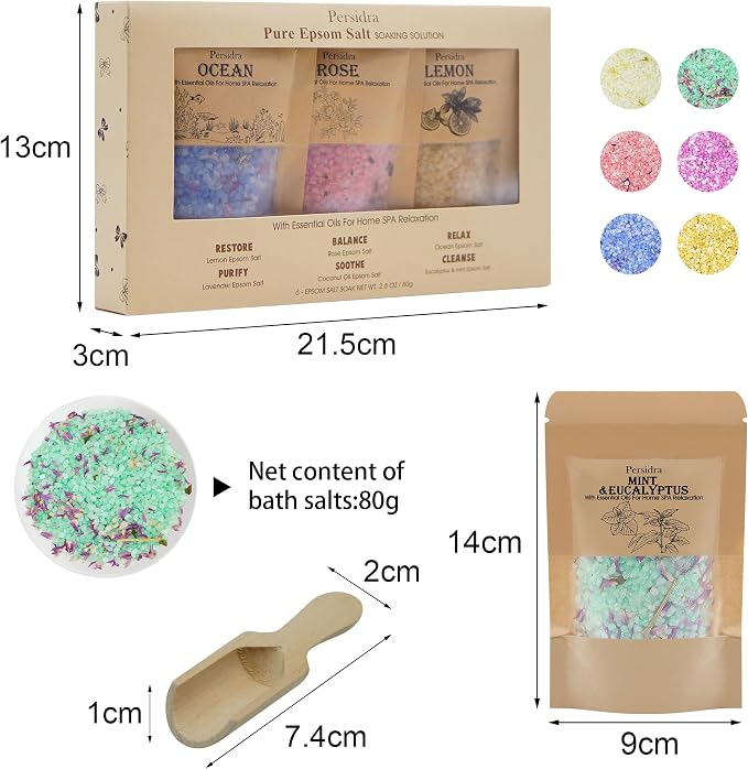 Bath Salts Gift Set 6-Pack - Image 8