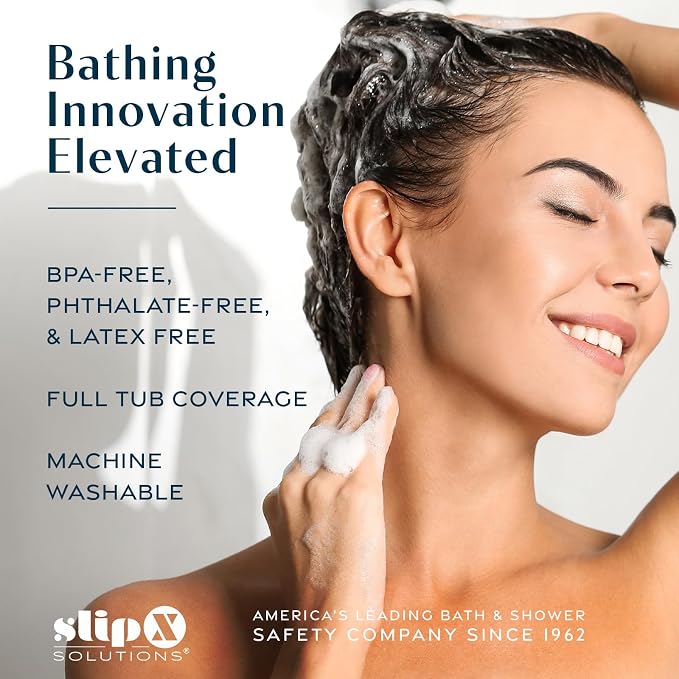 SlipX Solutions Power Grip Bathtub Safety Mat | Precision Grip Technology - Image 6