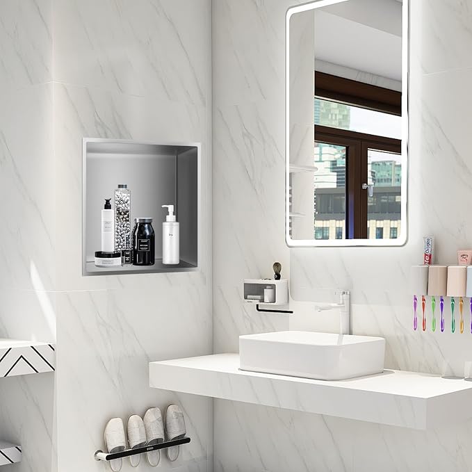 12" X 12" Shower Niche Insert Tile Ready, Niche - Image 8