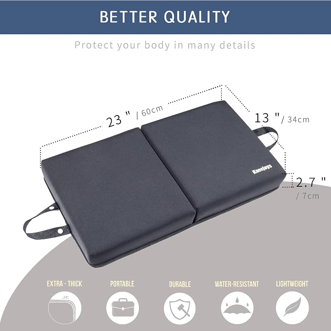 Knee Pads for Men Women Garden Kneeling Pads Extra Thick Knee Pads Memory Foam - Image 3