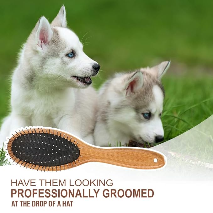 KylePet Dog Brush, Double Sided Pet Slicker Brush - Image 7