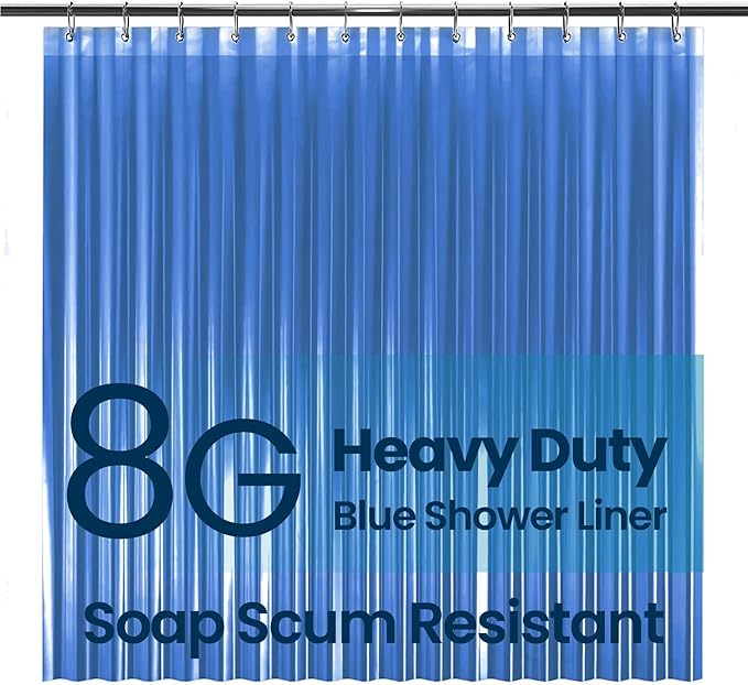 LiBa Bathroom Shower Curtain Premium PEVA Non-Toxic by Liba