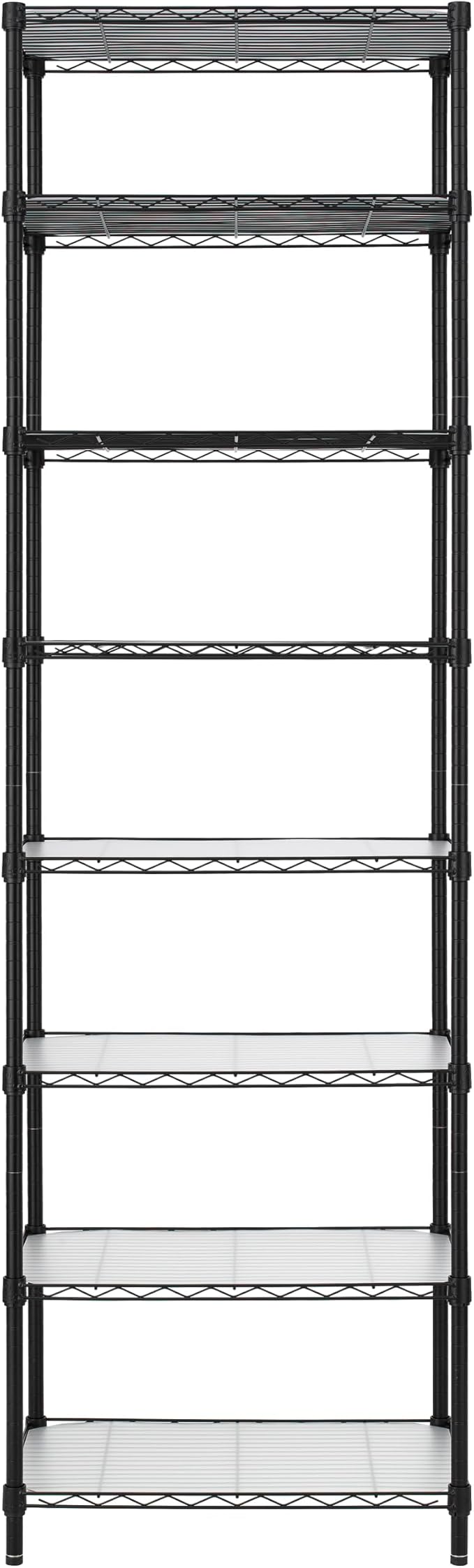 Finnhomy 8-Tier Wire Shelving Unit Adjustable Steel Wire Rack Shelving - Image 7