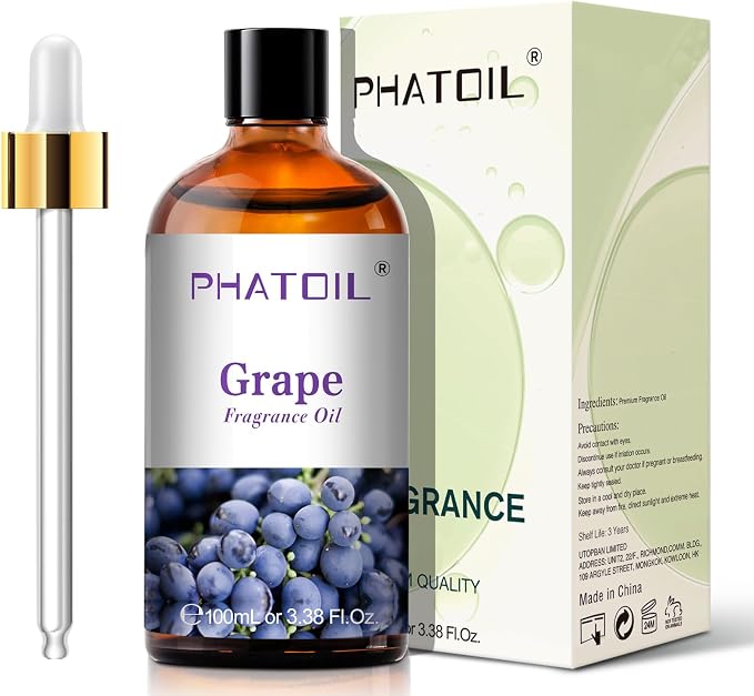 PHATOIL 3.38FL.OZ Grape Fragrance Oils - Image 2