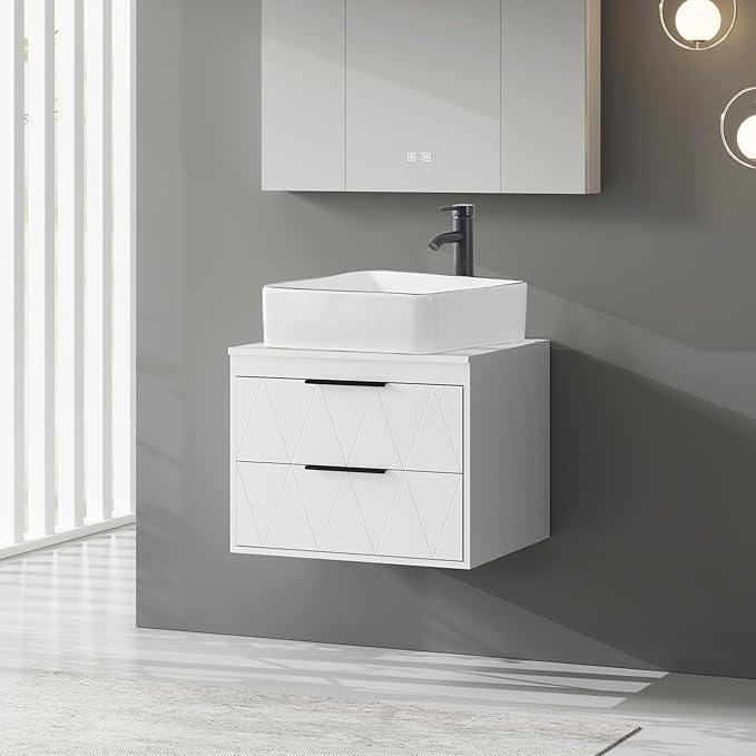 eclife 24" Floating Bathroom Vanities by eclife
