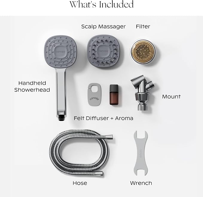 Canopy Handheld Filtered Shower Head & Scalp Massager - Image 5