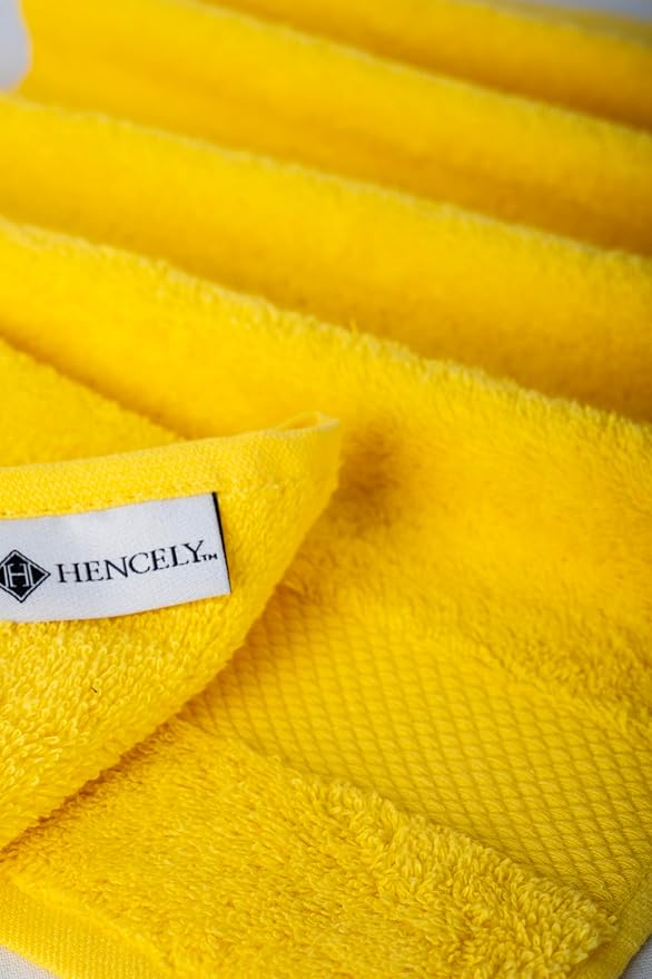 Hencely Premium 6-Pack Washcloths 12x12 Inches Soft Turkish Cotton High - Image 4