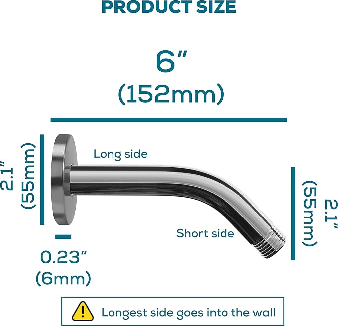 SparkPod 6 Inch Shower Arm - Image 2