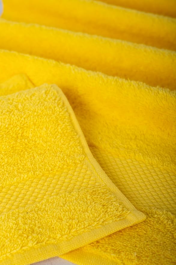 Hencely Premium 6-Pack Washcloths 12x12 Inches Soft Turkish Cotton High - Image 2