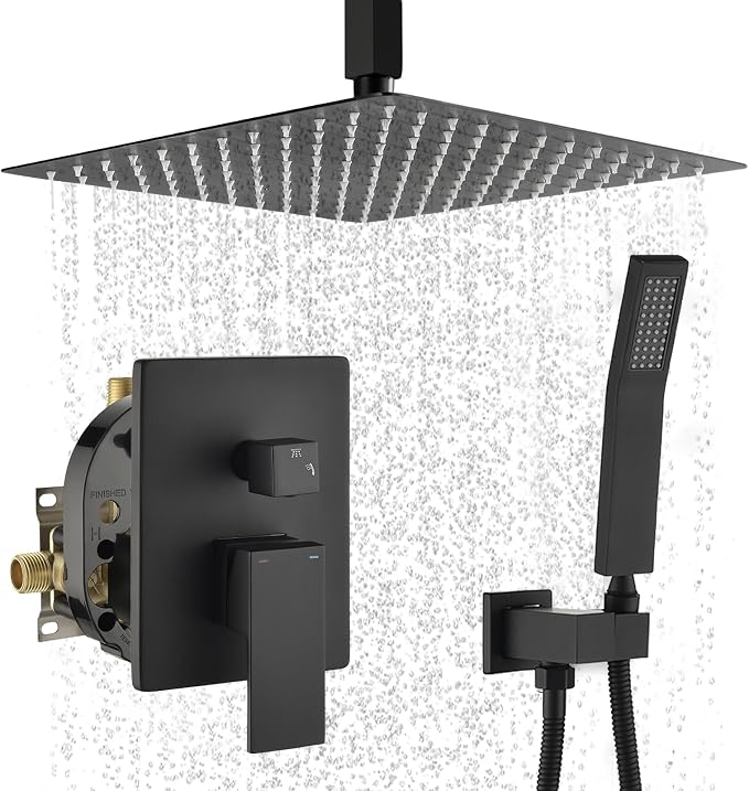 WELLFOR 12-In Ceiling Mount Shower System by WELLFOR