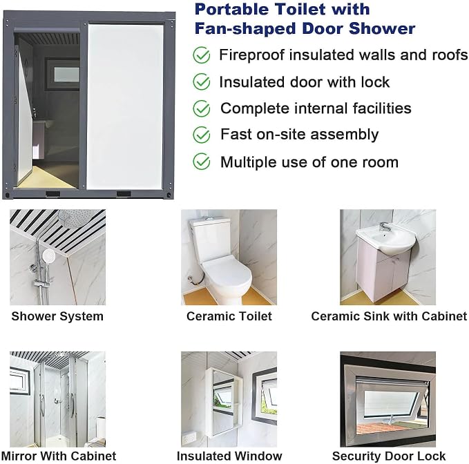Outdoor Portable Restroom, Mobile Toilet - Image 4
