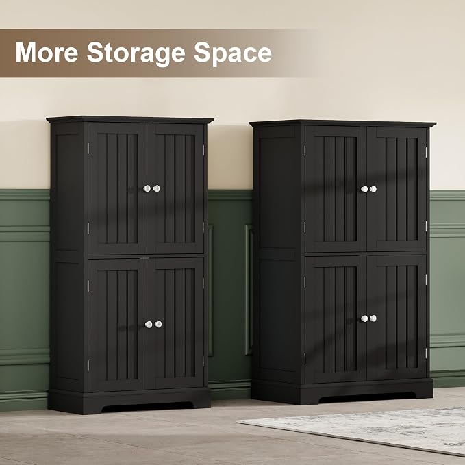 ChooChoo Bathroom Floor Cabinet, Modern Bathroom Storage Cabinet - Image 4