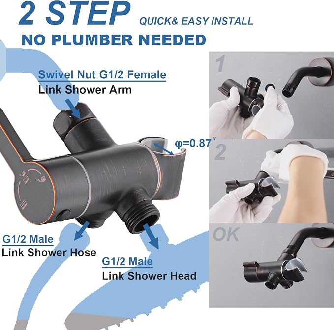 3 Way Shower Diverter Valve - Image 6