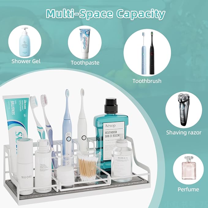 Toothbrush Holders, Bathroom Organizers and Storage - Image 3