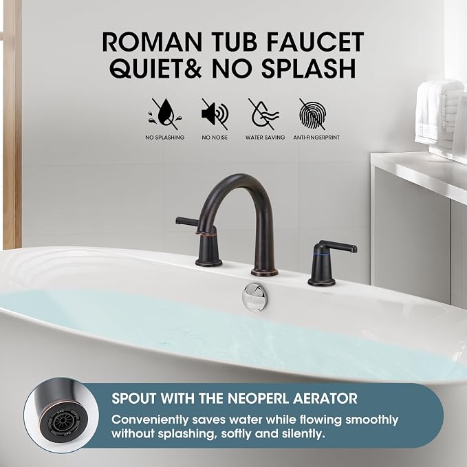 High Flow Roman Tub Faucet - Image 3