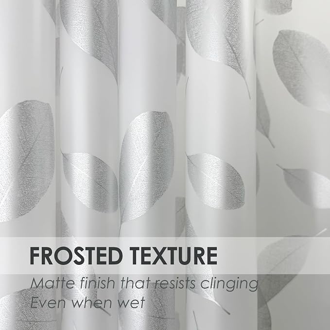 Plastic Shower Curtain Liner, Waterproof Printed PEVA Shower Curtain - Image 3