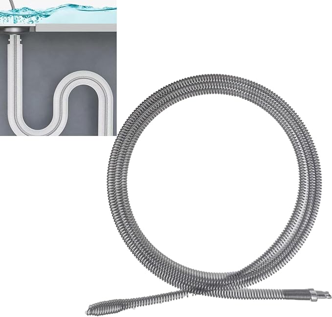 Drain Clog Remover, Spring Drain Snake by Tradetop