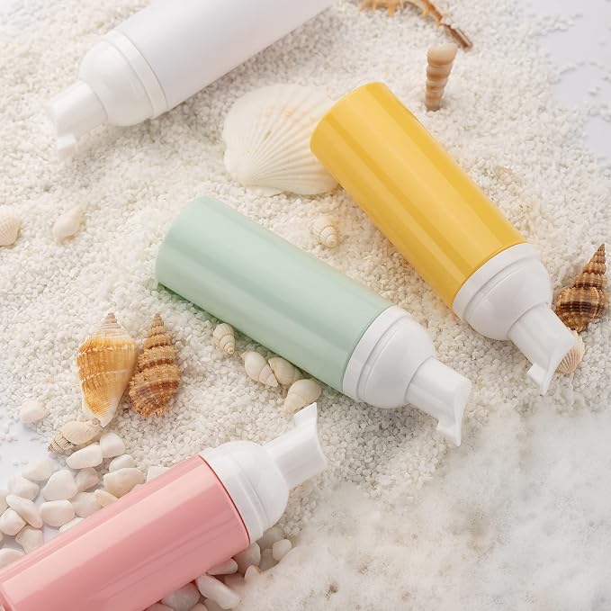 Tekson 3 PCS Soap Foam Bottle, Empty Travel Foaming Lash Shampoo - Image 2