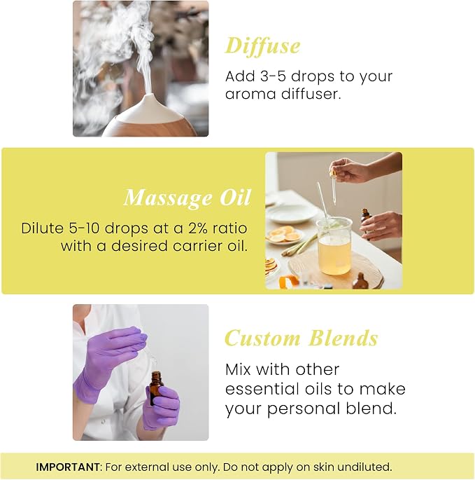 Handcraft Blends Organic Lemon Essential Oil – 1 Fl Oz – 100% Pure and Natural - Image 5