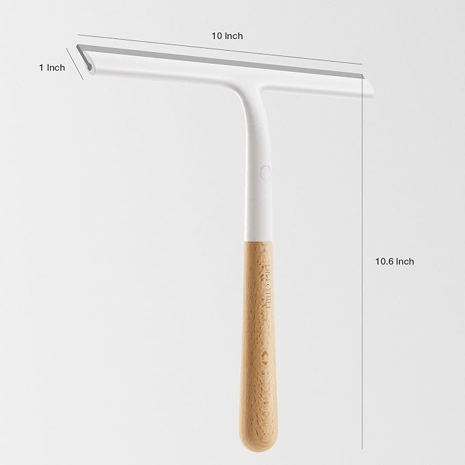 Silicone Shower Squeegee for Glass & Doors, Diveotree Multi-Purpose Squeegee - Image 2