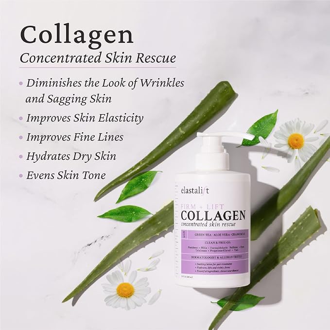 Elastalift Collagen Serum For Face + Collagen Body Cream & Face Moisturizer 2pc - Image 3