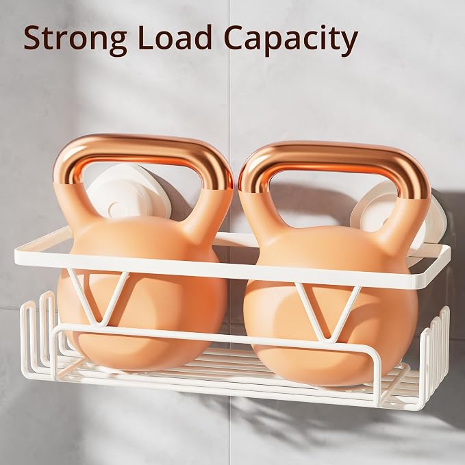 KEGII Suction Cup Shower Caddy, 2 Pack Shower Suction Shelf - Image 5