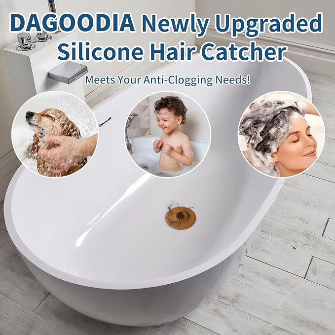 Bathtub Drain Hair Catcher, Tub Shower Drain Hair Trap/Strainer - Image 3