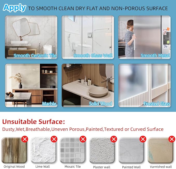 Onemake Shower Caddy Suction Cup, No Drilling Bathroom Shower Shelf, Corner - Image 7