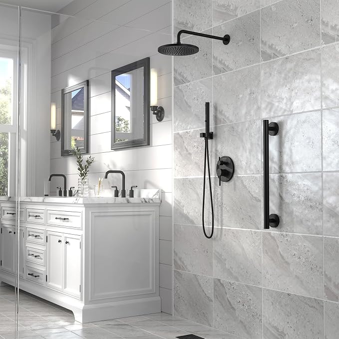 Lava Odoro Modern 2-Setting Round Rain Shower System - Image 9