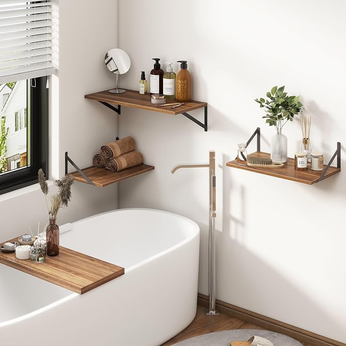 Fun Memories 20 Inch Floating Shelves, Deep Wall Shelves - Image 6