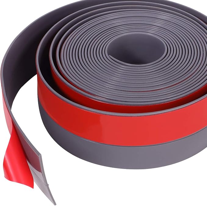 TORRAMI Silicone Door Sweep Draft Stopper 2 inch Width 20 Feet Length, Seal - Image 3