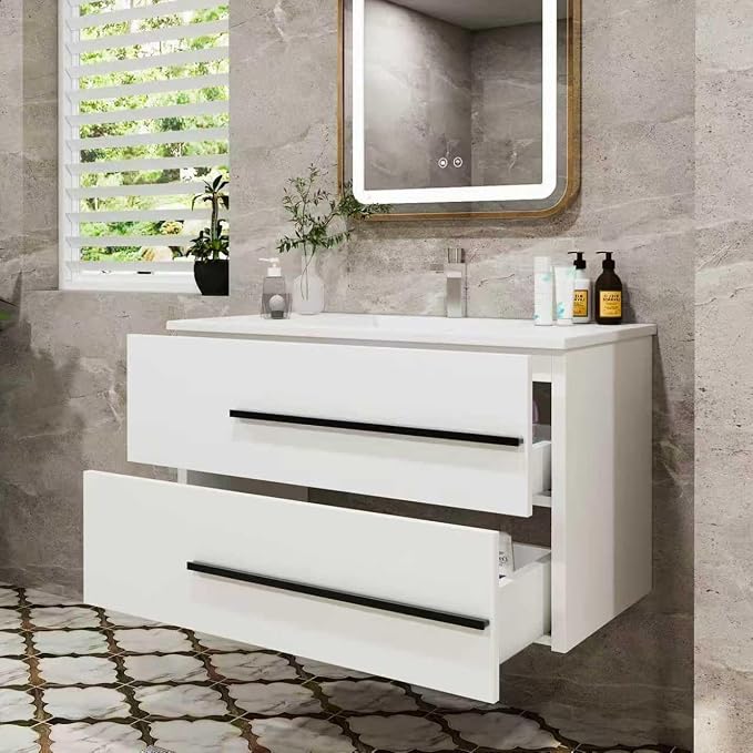 36" Designer Floating Bathroom Vanity - Image 4