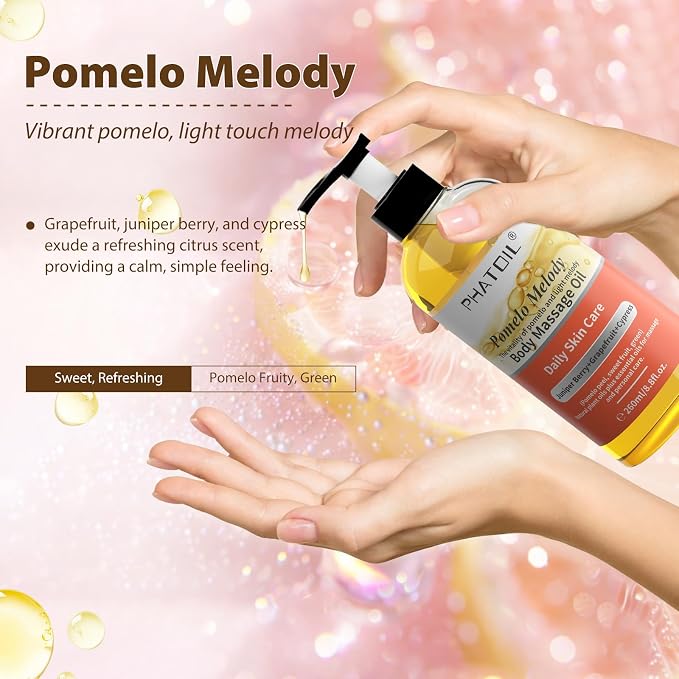 PHATOIL 260ML Grapefruit Body Firming Oil - Image 3